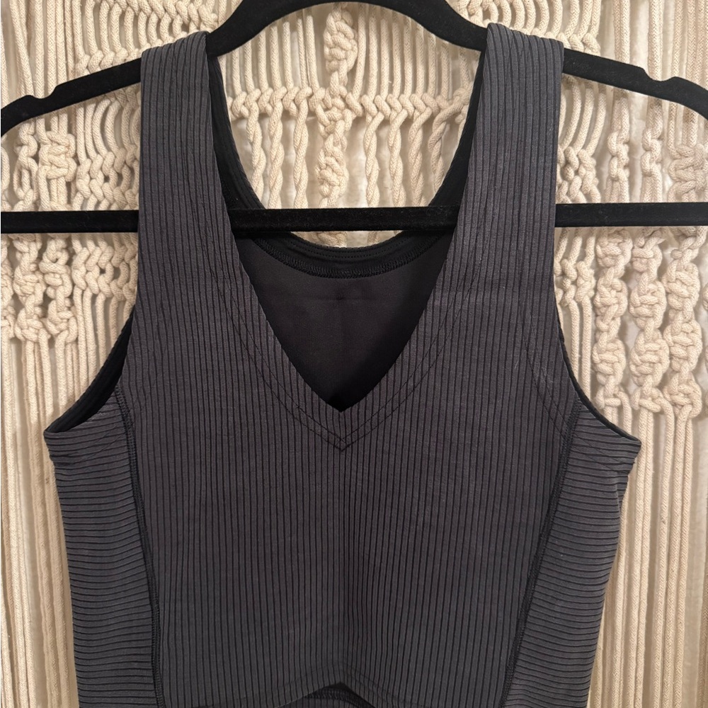Lululemon Ribbed Softstreme Cropped Tank - Picture 2 of 3